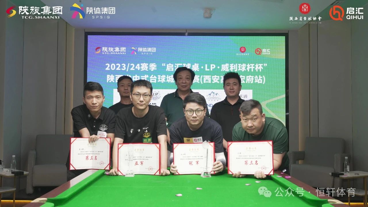 赛果 | 冠军1万：“启汇球桌·LP·威利球杆杯”陕西省中式台球城际联赛（西安高格宏府站）权佳豪 夺冠(图4)