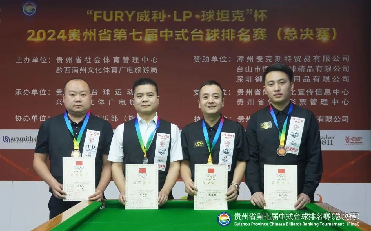 捷报 | 祝贺LP球员 刘文西、孟邦杰 分获第七届贵州省中式台球排名赛总决赛 亚季军(图2)