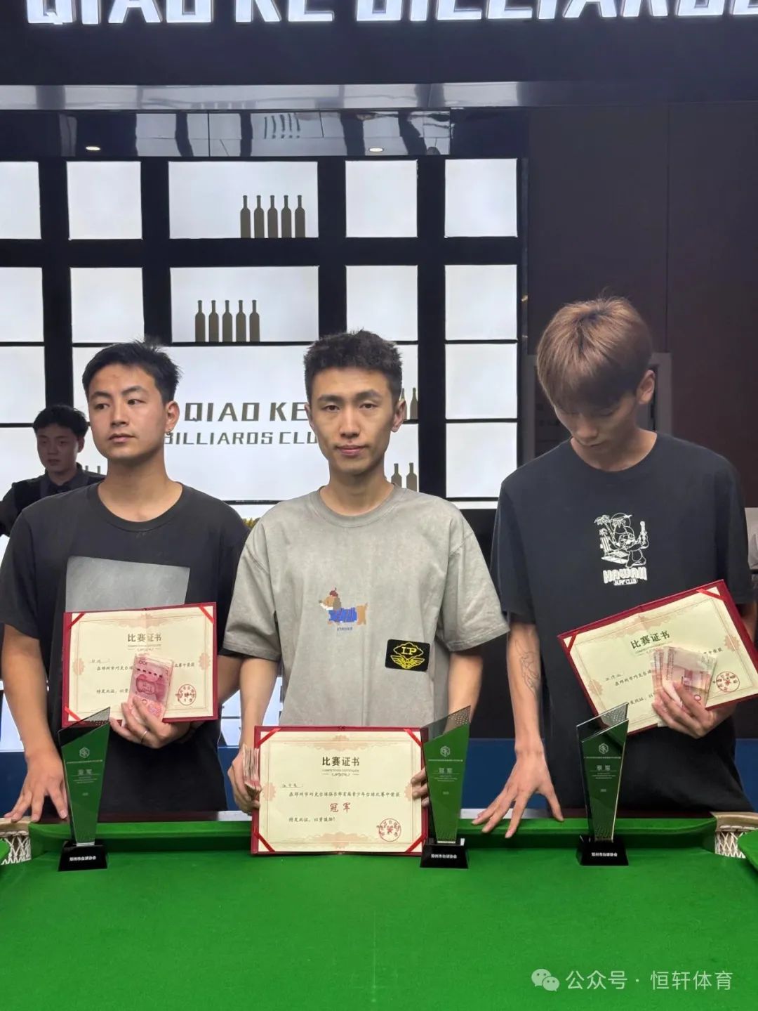 捷报 | 祝贺LP球员 张宇豪 荣获邓州市巧克台球俱乐部首届青少年台球比赛 冠军(图2)
