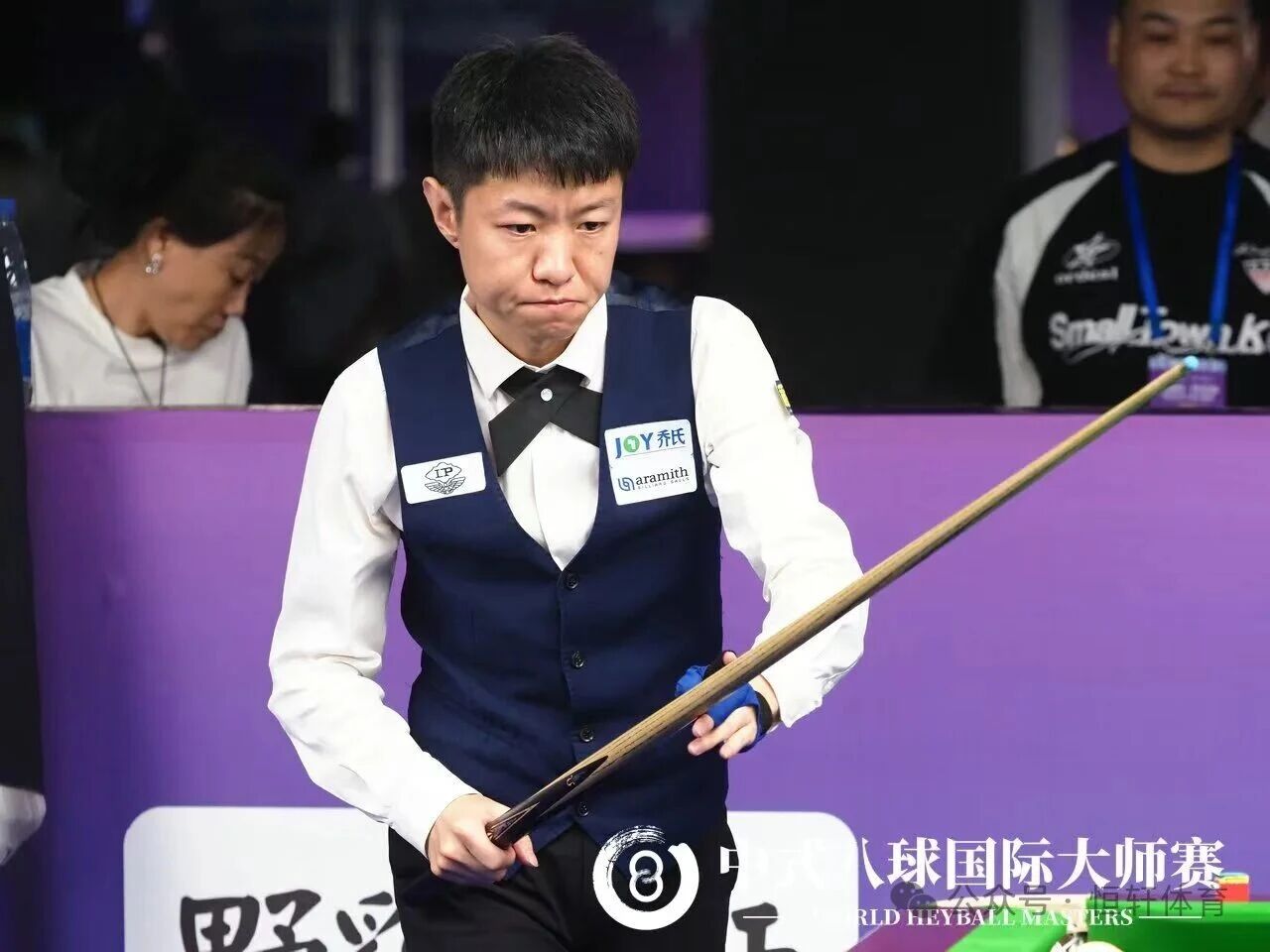"LP球杆·乔氏杯"中式八球大师赛 | LP战队何文冲大胜楚秉杰 携手陈晓玉、朱龙晋级8强(图4)