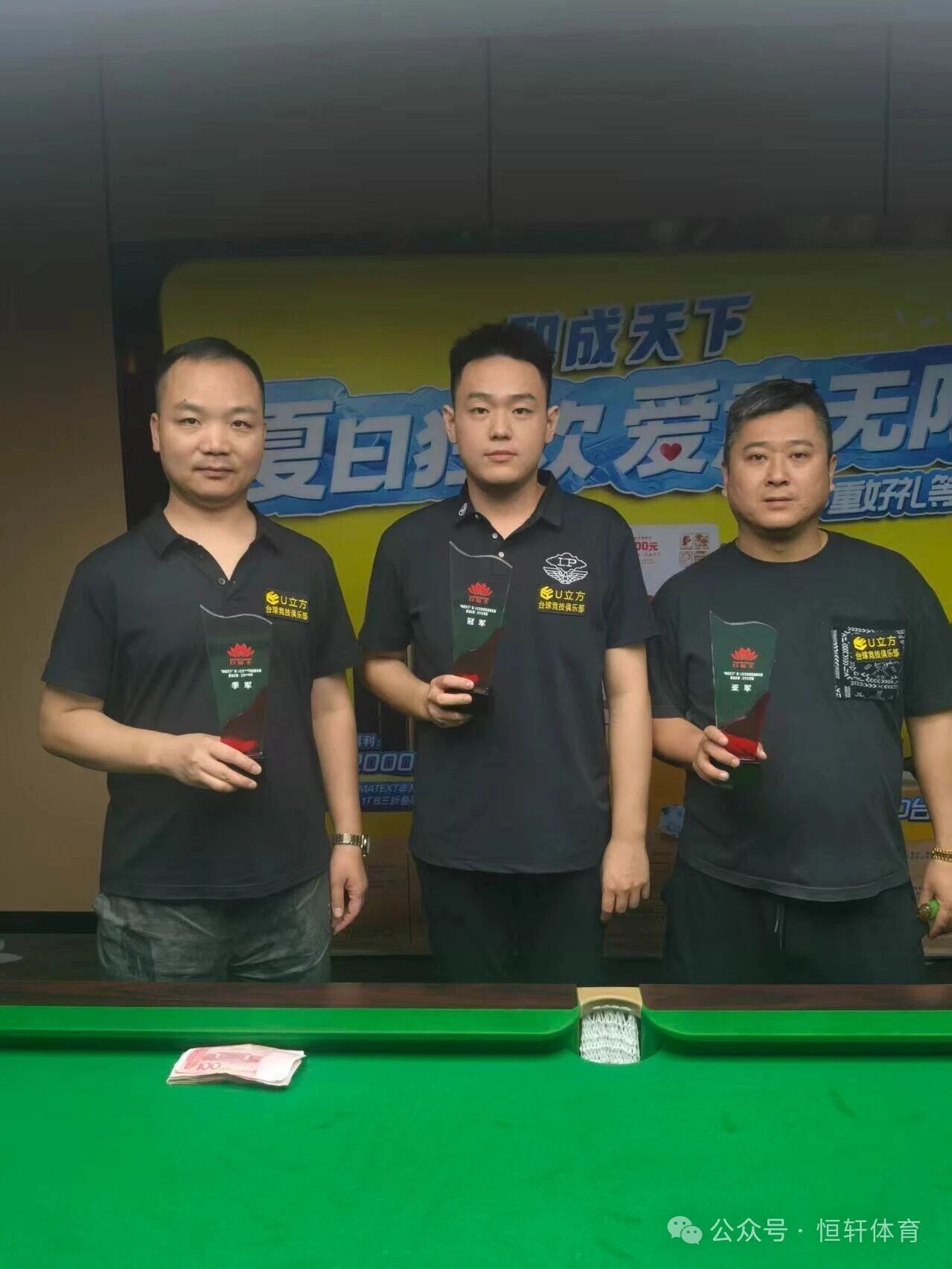 捷报 | 祝贺LP球员 王昊 荣获北京u立方台球竞技俱乐部黄金王中王季赛 冠军(图2)