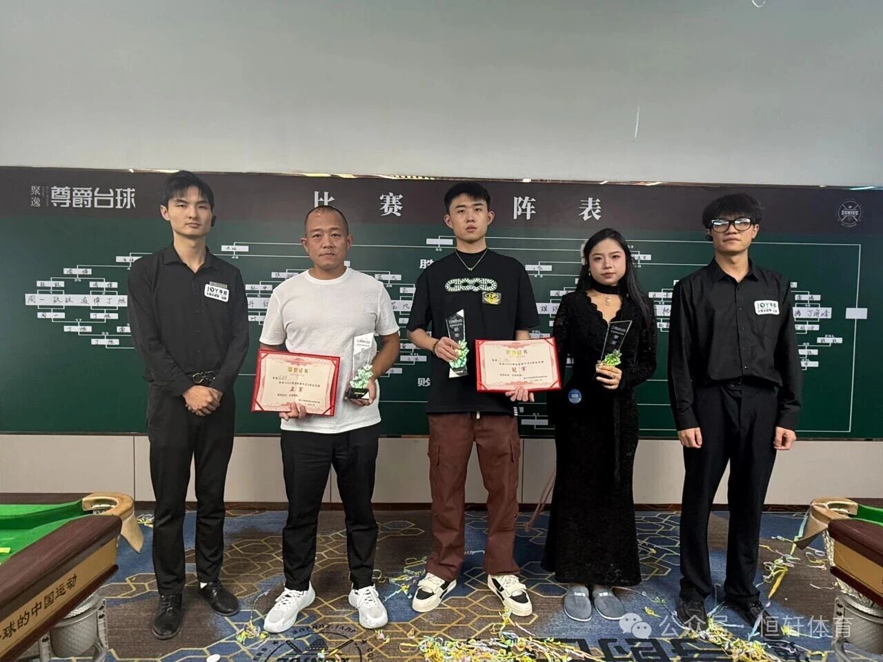 捷报 | 祝贺LP球员 丁旭 荣获泰州市尊爵台球中式八球公开赛 冠军(图2)