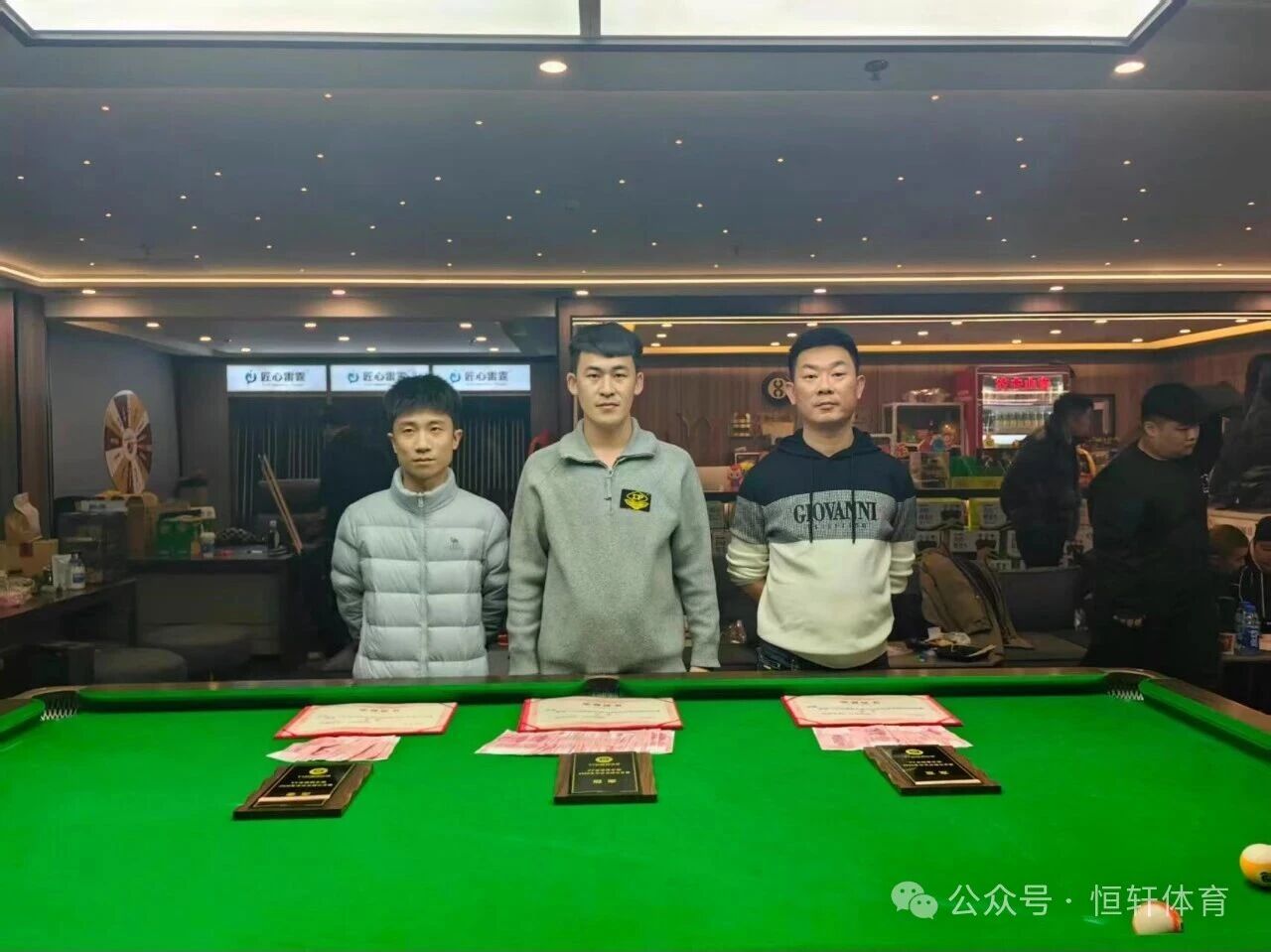 捷报 | 祝贺LP球员 尹鑫宇 荣获济南YY中式八球台球公开赛 冠军