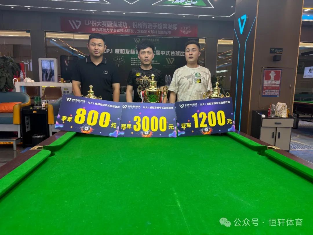 赛果 | LP威和友杯第五十七届中式台球比赛 李新宇 夺冠(图5)