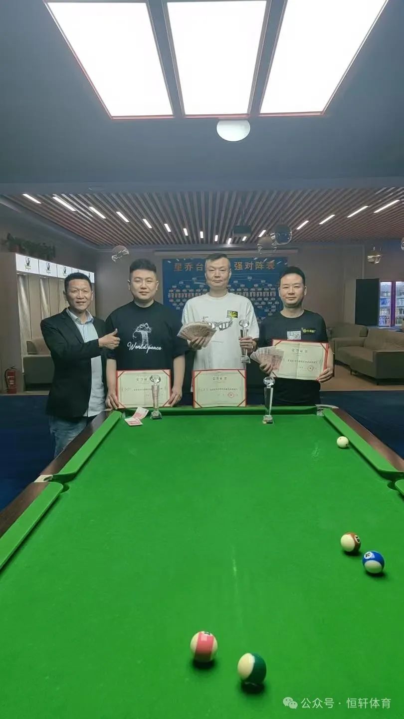 捷报 | 祝贺LP球员 杨晓星 荣获开封星乔台球俱乐部中式八球会员赛 冠军(图2)