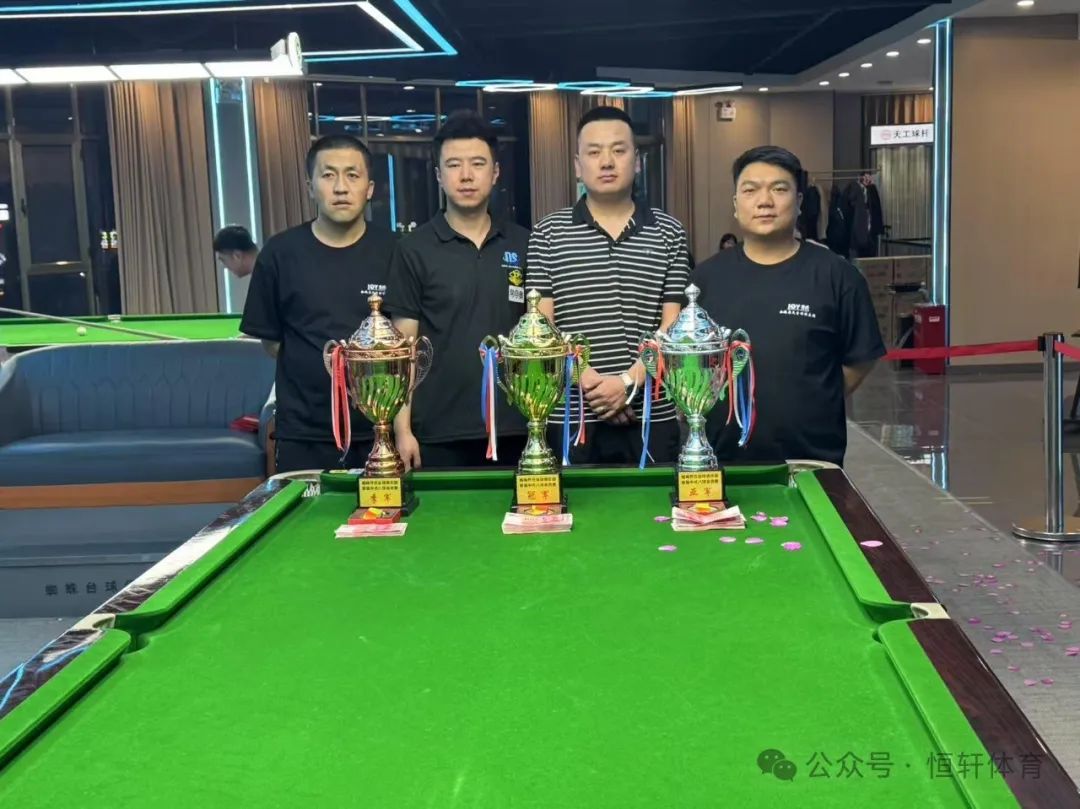 捷报 | 祝贺LP球员 肖明先 荣获临夏蜘蛛乔氏台球俱乐部弹性让球赛 冠军(图3)