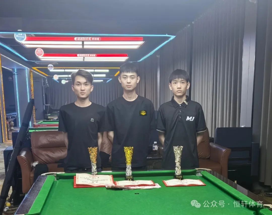 捷报 | 祝贺LP球员 姚明阳 荣获济宁黑八台球俱乐部第一届中式台球青年赛 冠军