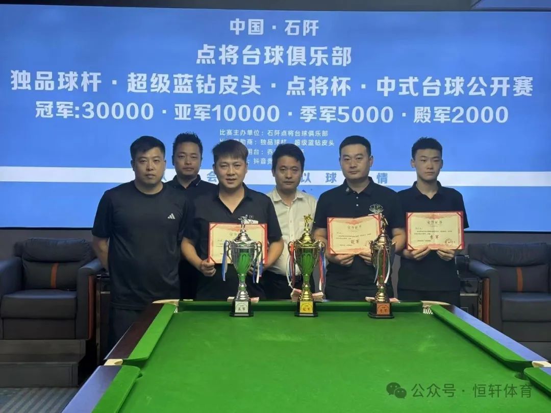 捷报 | 祝贺LP球员 张进、王逸峰 分获铜仁石阡点将台球俱乐部中式台球公开赛 冠殿军(图2)