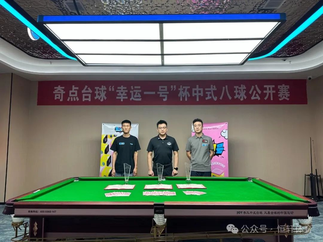 捷报 | 祝贺LP球员 唐月阳、刘在磊 包揽聊城奇点台球幸运1号杯中式台球公开赛 冠亚军(图1)