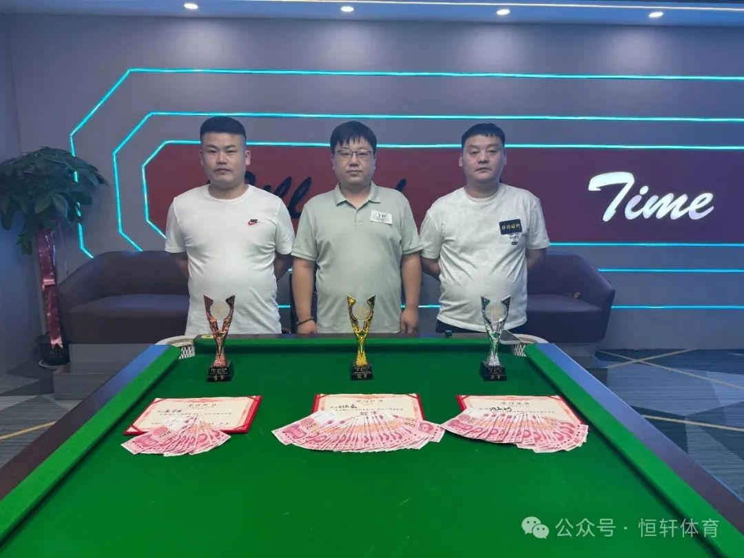 捷报 | 祝贺LP球员 刘在磊 荣获聊城K+台球俱乐部第一届公开赛 冠军(图1)