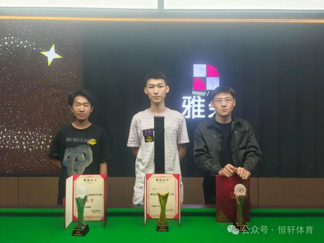 捷报 | 祝贺LP球员 包嘉鸣、周旭 包揽内蒙古通辽市雅朵台球俱乐部青少年大奖赛 冠亚军(图1)