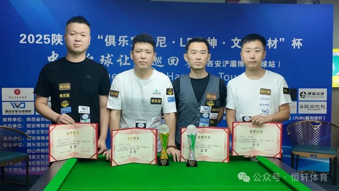 捷报 | 祝贺LP球员 王侃 荣获陕西省“俱乐宝台尼•LP战神•文军器材”杯中式台球让局巡回赛(西安浐灞博曜桌球站) 亚军(图2)