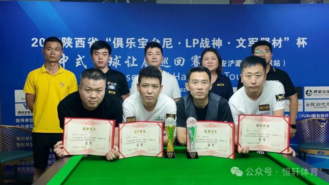 捷报 | 祝贺LP球员 王侃 荣获陕西省“俱乐宝台尼•LP战神•文军器材”杯中式台球让局巡回赛(西安浐灞博曜桌球站) 亚军(图3)