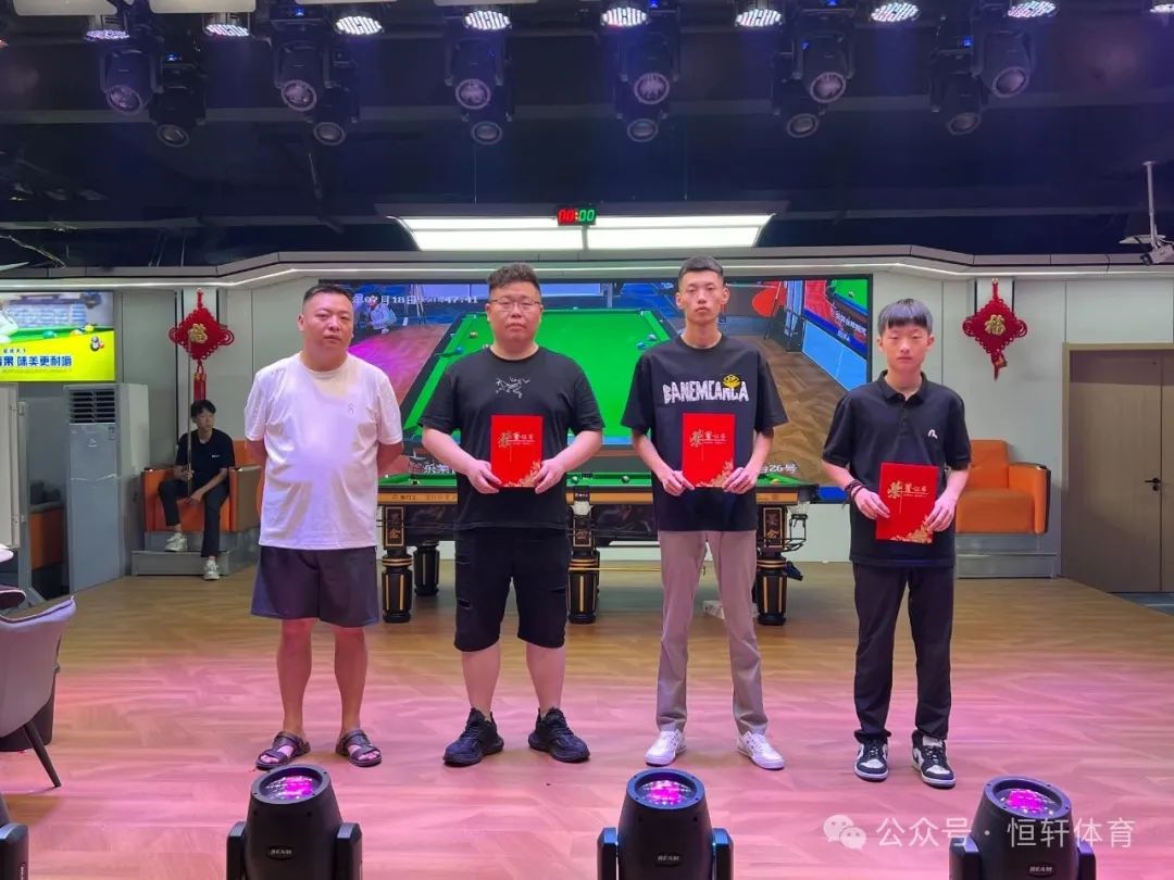 捷报 | 祝贺LP球员 王翰亿 荣获济南星辰台球俱乐部6球追分赛 冠军(图2)
