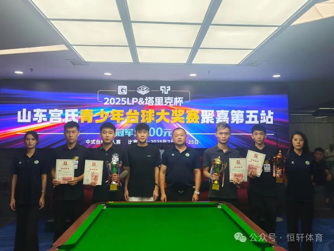 赛果 | LP塔里克杯山东宫氏青少年台球大奖赛聚嘉第五站 王利民 夺冠(图2)