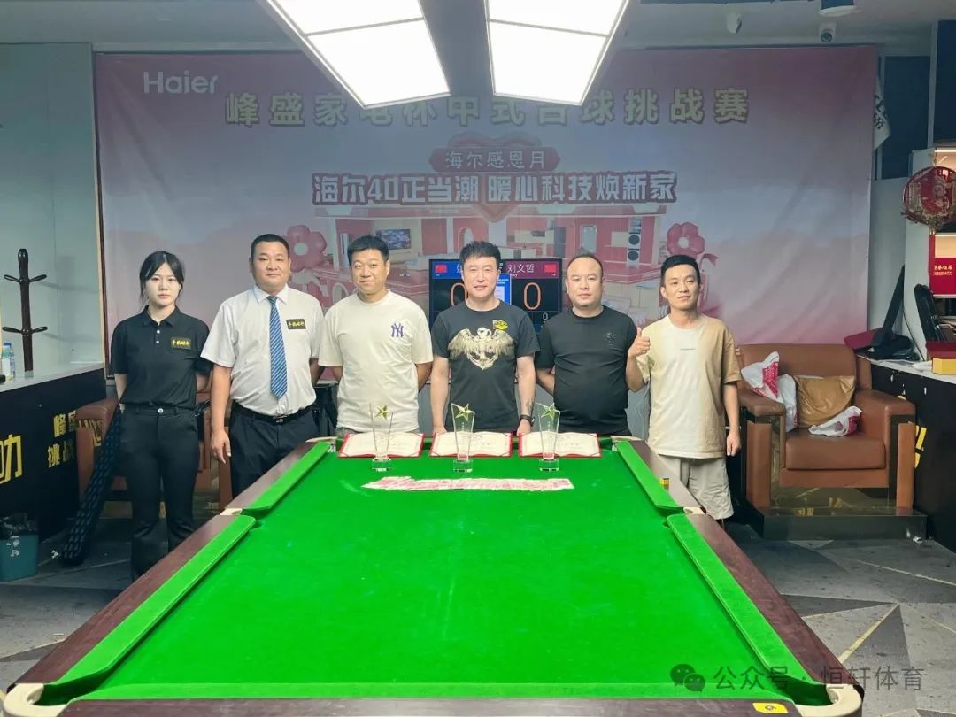 捷报 | 祝贺LP球员 姚宝旭 荣获菏泽成武峰盛来力台球峰盛家电杯中式台球公开赛 冠军(图2)