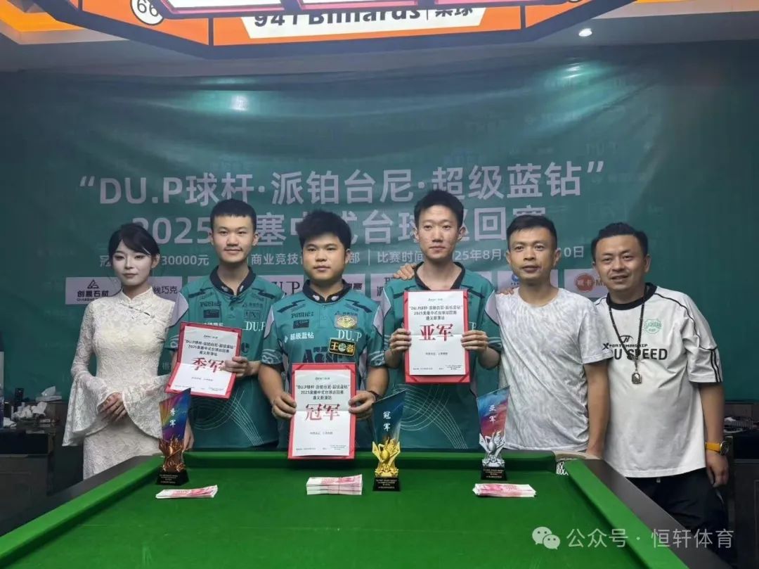 捷报 | 祝贺LP球员 路垚、孟邦杰 分获遵义市941商业竞技台球俱乐部中式台球巡回赛 冠殿军(图2)