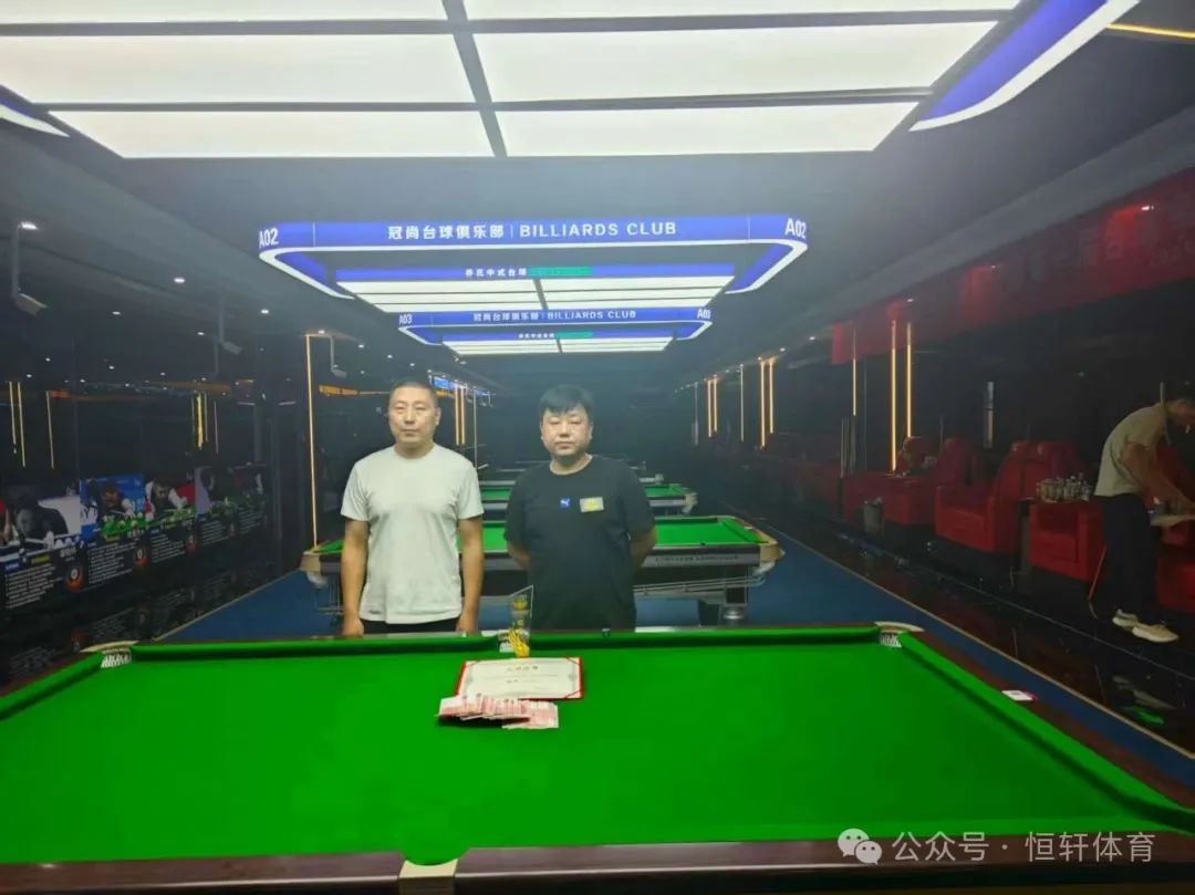 捷报 | 祝贺LP球员 刘在磊 荣获冠县冠尚台球俱乐部中式八球争霸赛 冠军
