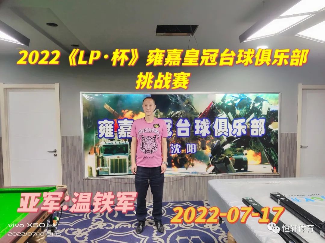 赛果 | “LP”杯沈阳雍嘉皇冠台球俱乐部挑战赛圆满收官(图2)